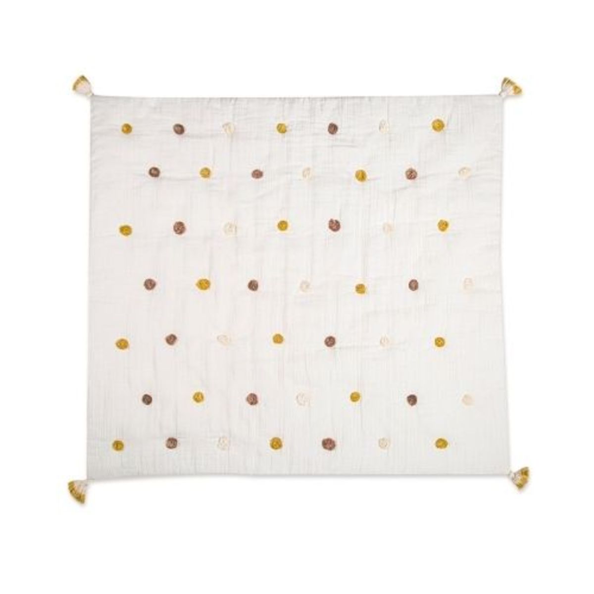 KIDS Crane Baby Kendi Pom Pom Blanket - Image 1 of 3