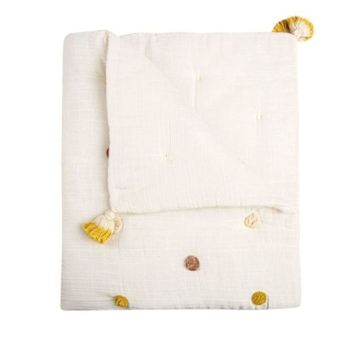 KIDS Crane Baby Kendi Pom Pom Blanket - Image 3 of 3