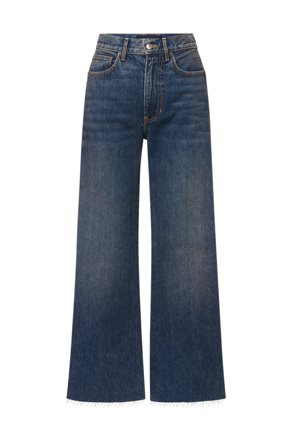 Veronica Beard Taylor Cropped High-Rise Jeans