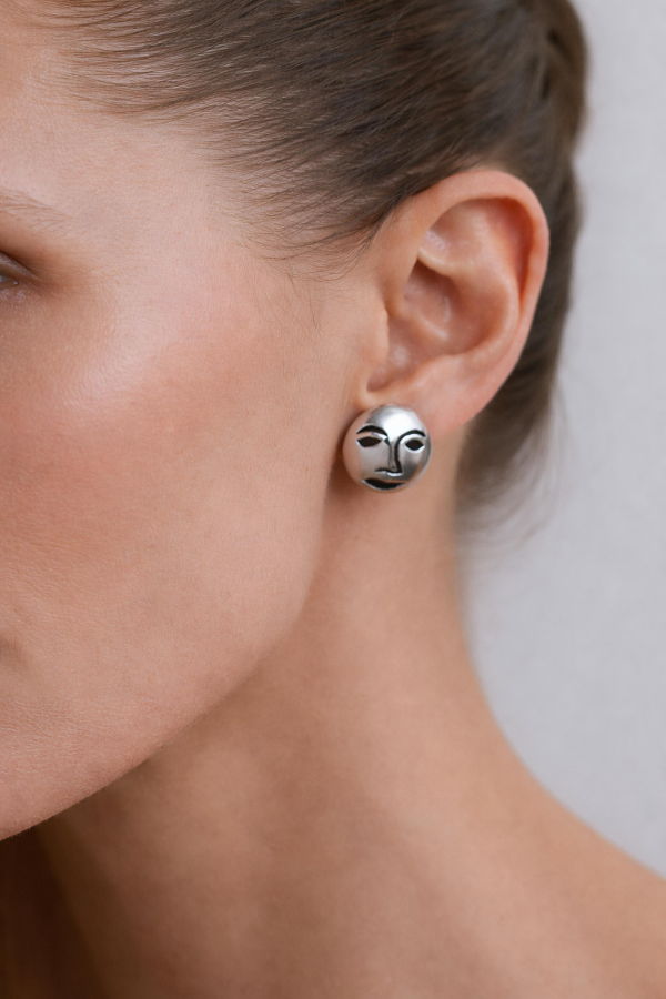 Alejandra de Coss MX Aretes Galatea Earrings - Silver