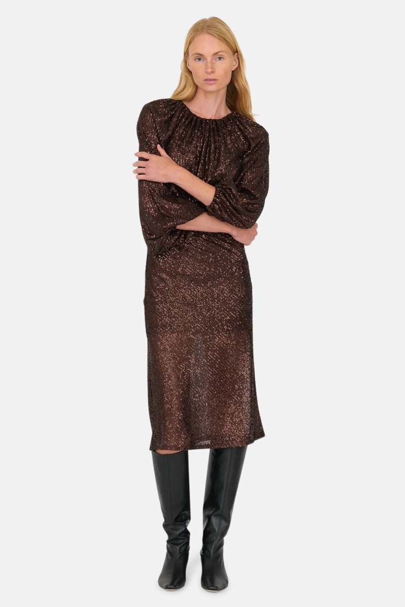 SECULAR Karolina Skirt Chocolate Sparkle