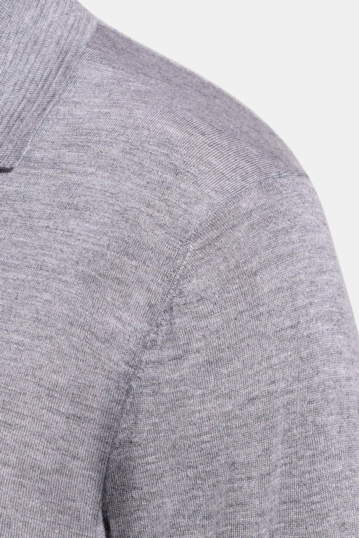Filippo De Laurentiis Lightweight Cashmere Silk LS Polo Sweater - Image 5 of 6