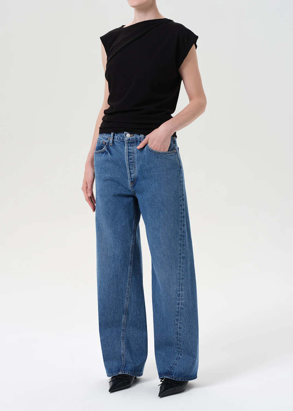 AGOLDE Beth Tee Top - Image 5 of 6