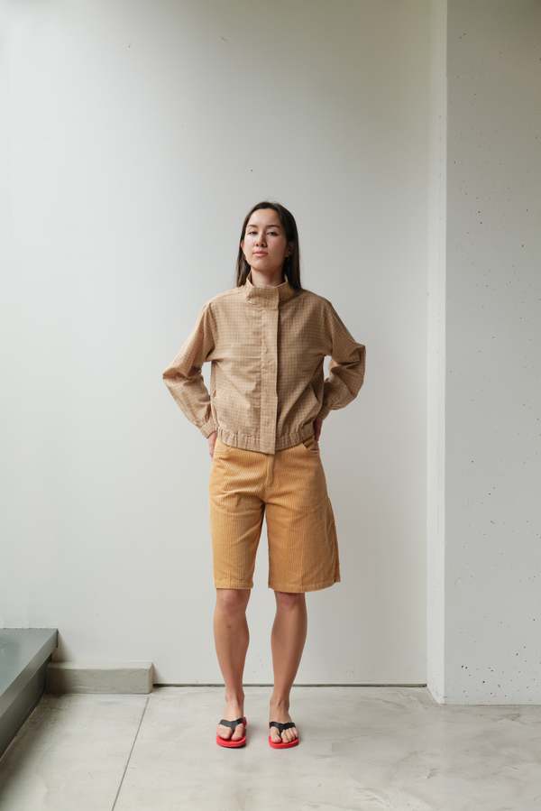 at Dawn. Stand Collar Shirt Jacket at Dawn. Stand Collar Shirt Jacket