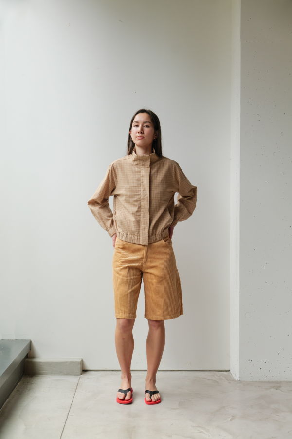 at Dawn. Stand Collar Shirt Jacket