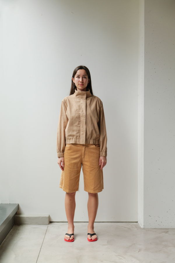 at Dawn. Stand Collar Shirt Jacket