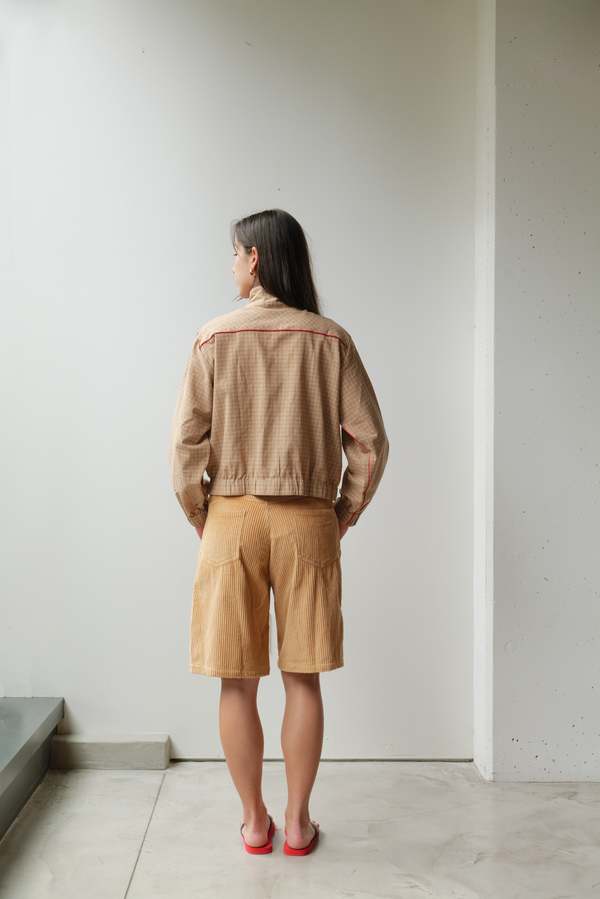 at Dawn. Stand Collar Shirt Jacket