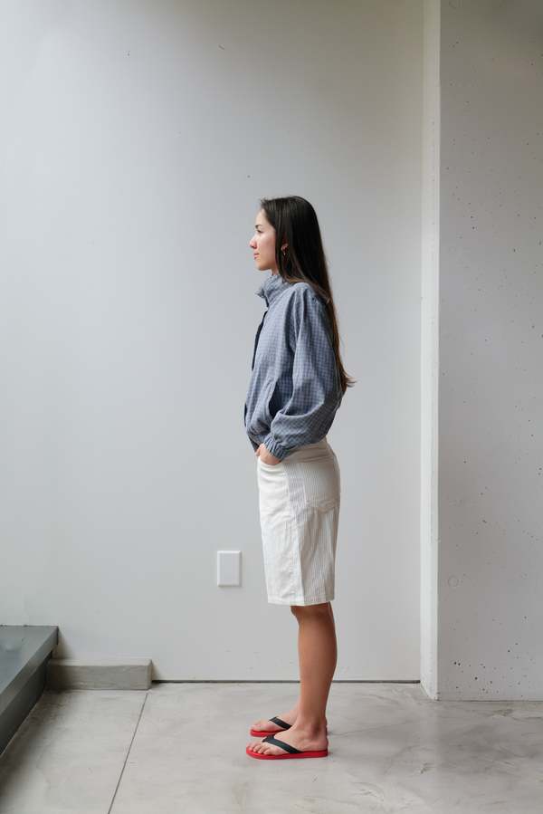 at Dawn. Stand Collar Shirt Jacket