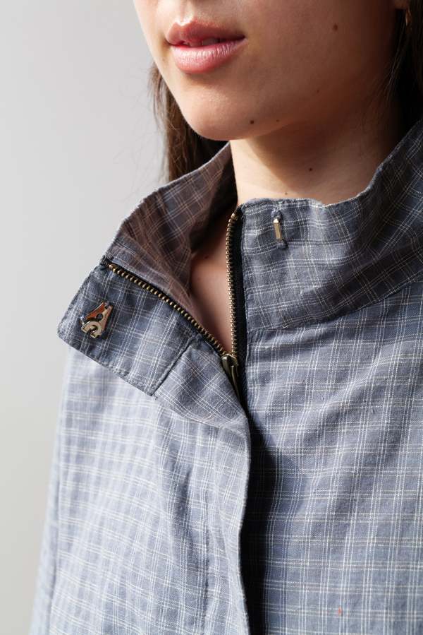 at Dawn. Stand Collar Shirt Jacket