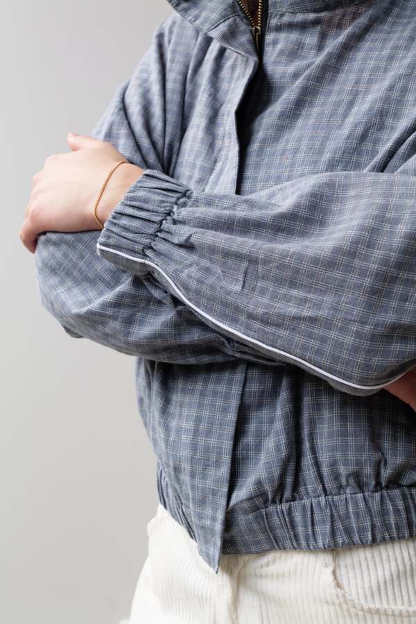 at Dawn. Stand Collar Shirt Jacket