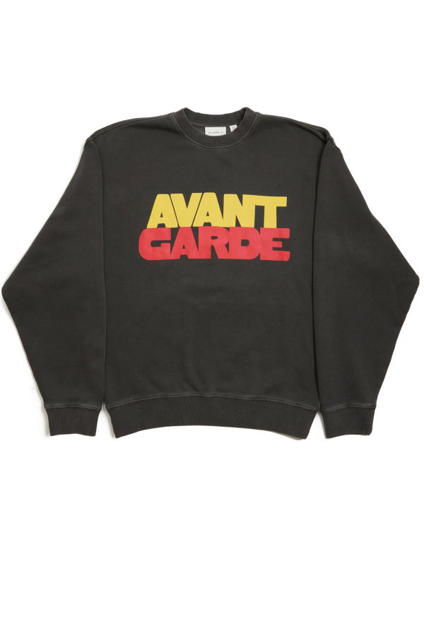 Clare V. Oversized Sweatshirt - Faded Black Avant Garde