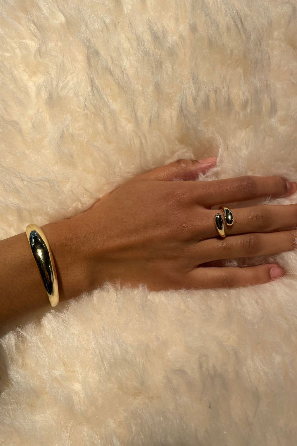 The NKC Store Gold Pisces Ring