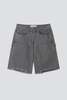 TONYWACK Faded Carbon Hand Distressed HBT Double Knee Shorts - Thumbnail 5