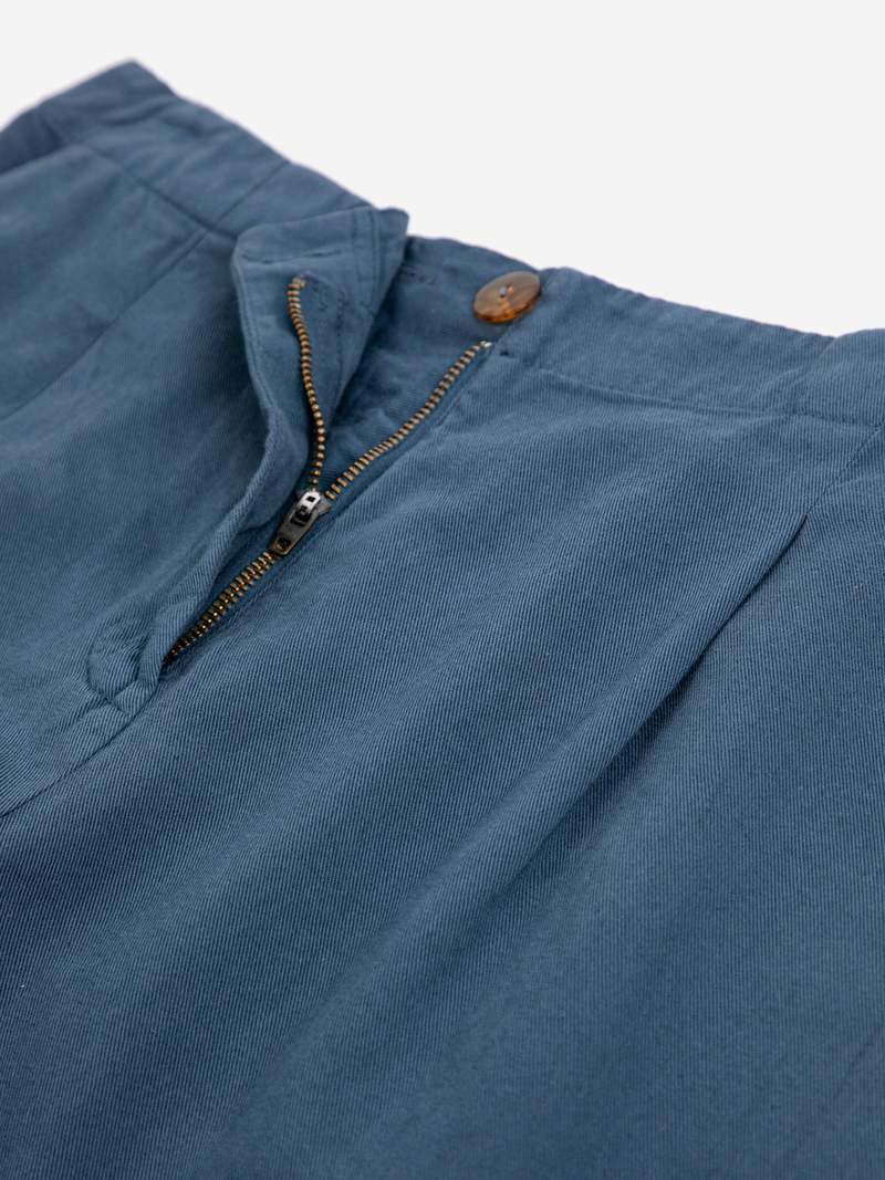 KIDS Bobo Choses Pleated Straight Leg Trousers - Navy