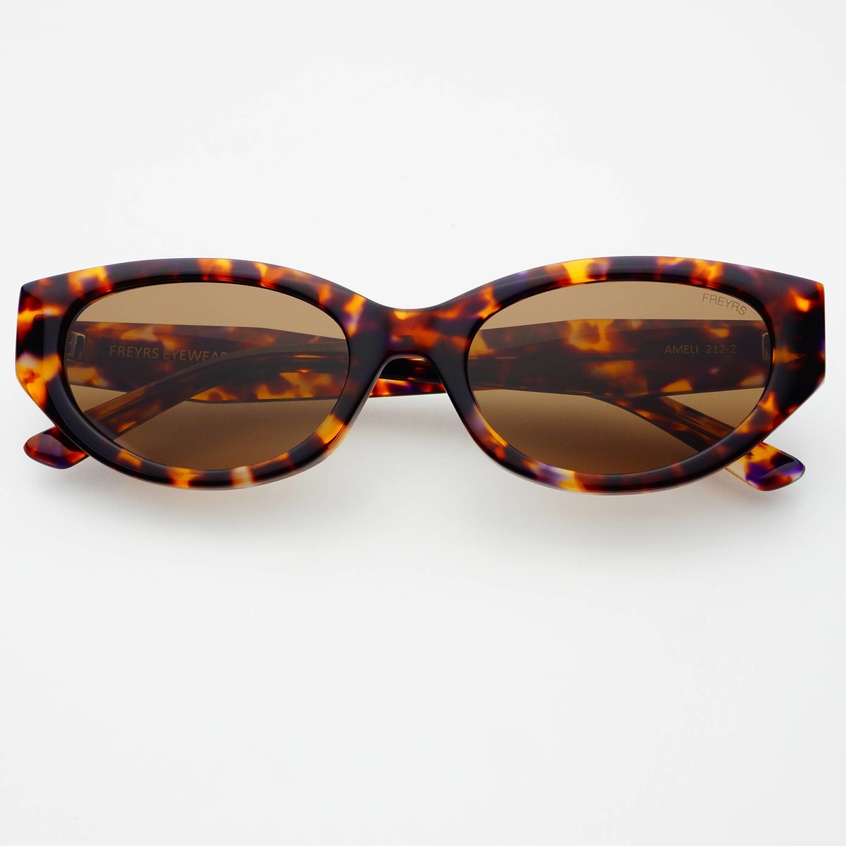 FREYRS Eyewear Ameli Acetate Cat-Eye Sunglasses - Tortoise - Image 1 of 4