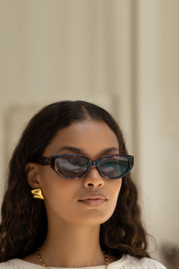 FREYRS Eyewear Ameli Acetate Cat-Eye Sunglasses - Tortoise