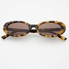 FREYRS Eyewear Mimi Acetate Oval Sunglasses - Milky Tortoise - Thumbnail 1