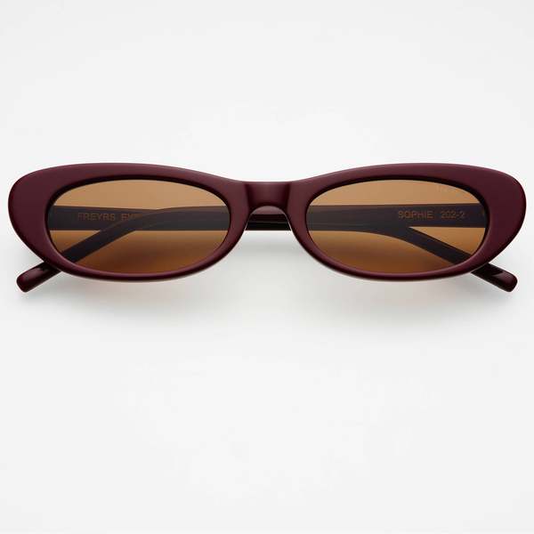 FREYRS Eyewear Sophie Cat Eye Sunglasses - Burgundy