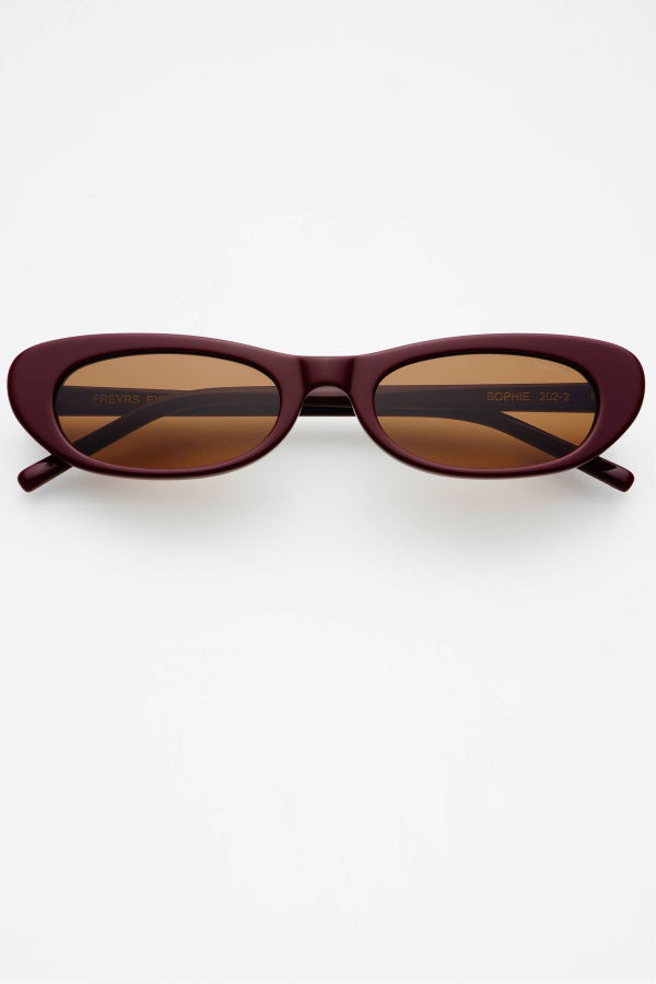 FREYRS Eyewear Sophie Cat Eye Sunglasses - Burgundy