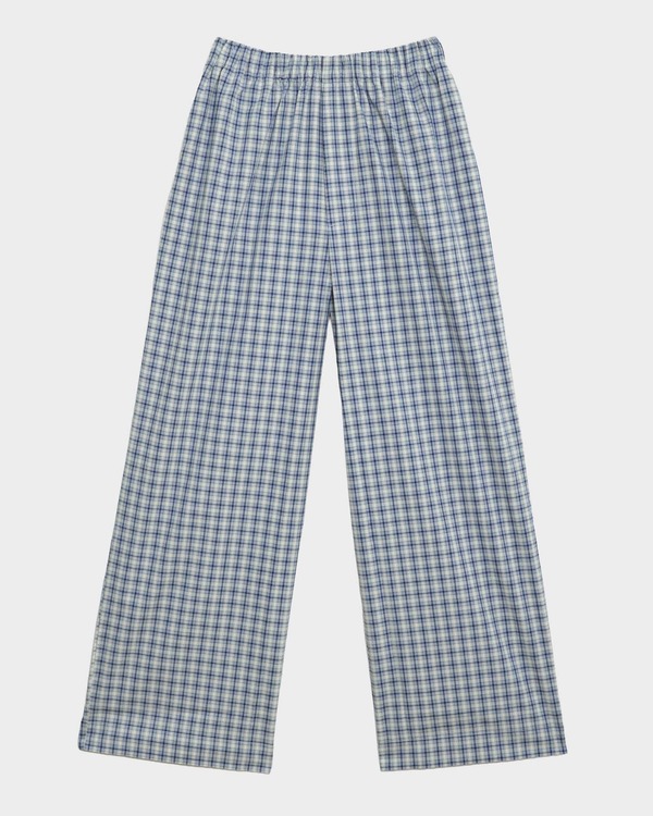 Baserange Claude Pants - Blue Check