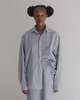 Baserange Claude Shirt - Blue Check - Thumbnail 2