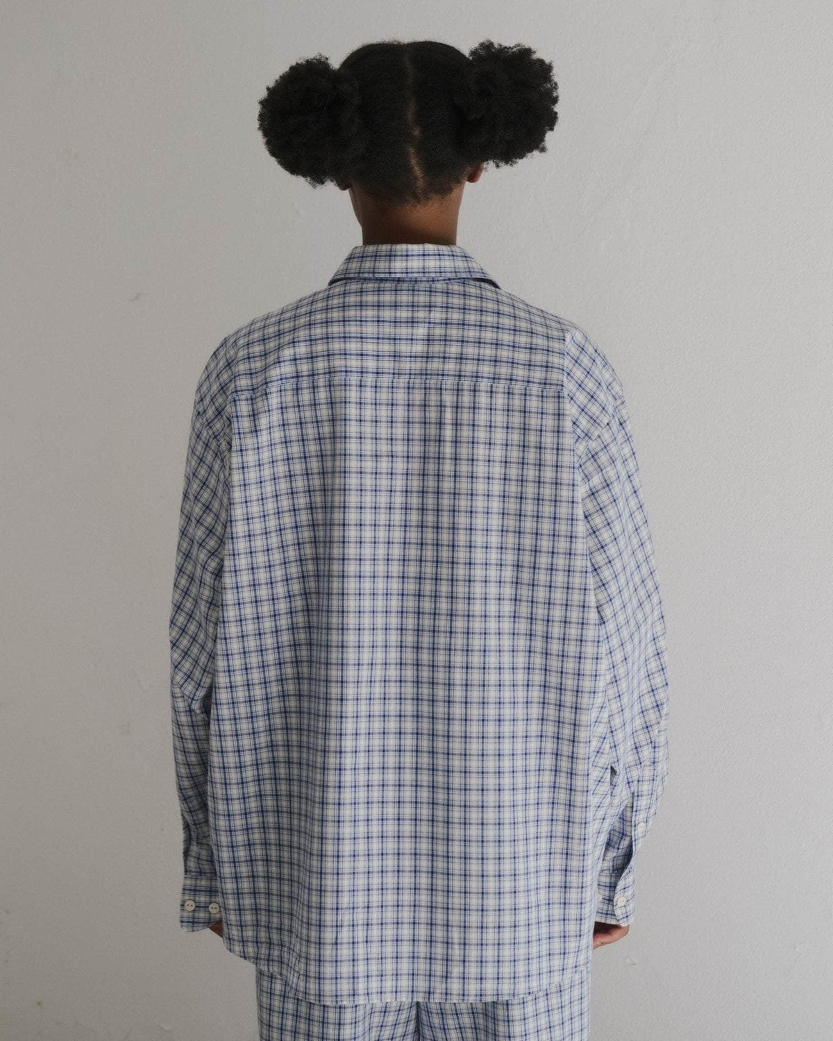 Baserange Claude Shirt - Blue Check - Image 3 of 7
