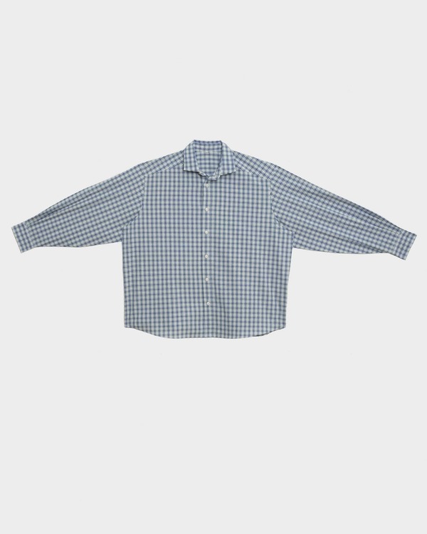 Baserange Claude Shirt - Blue Check