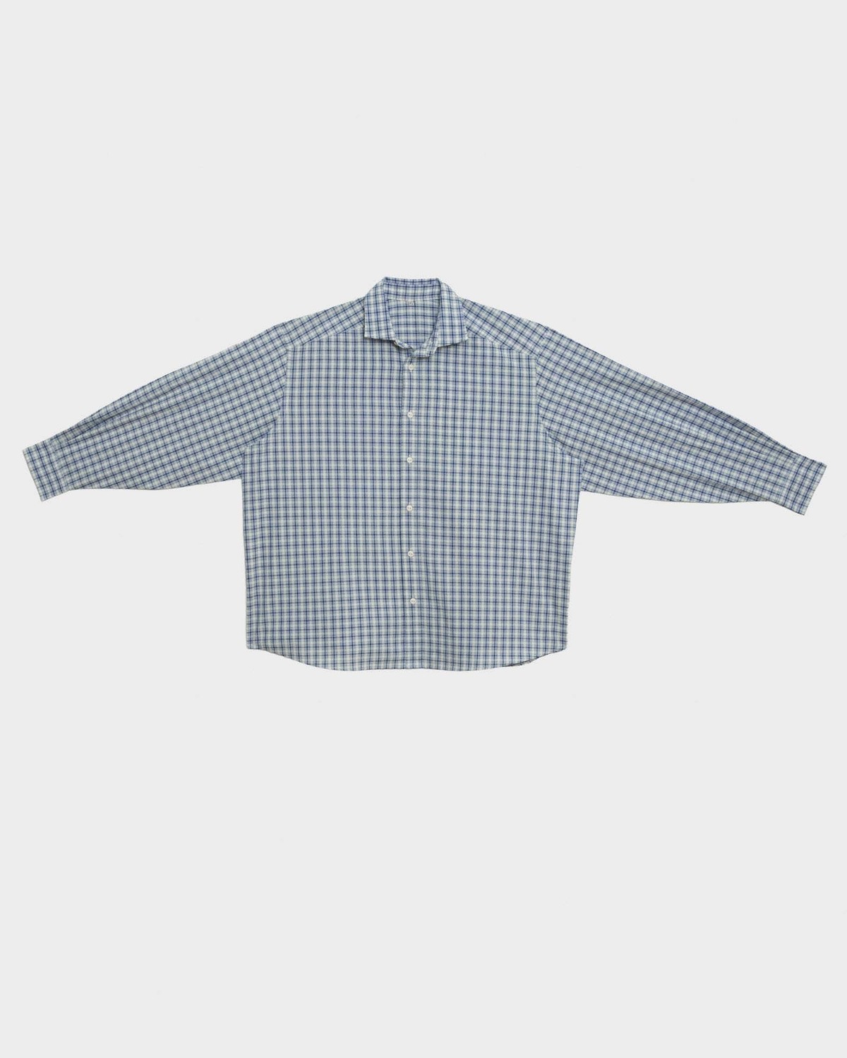 Baserange Claude Shirt - Blue Check - Image 7 of 7