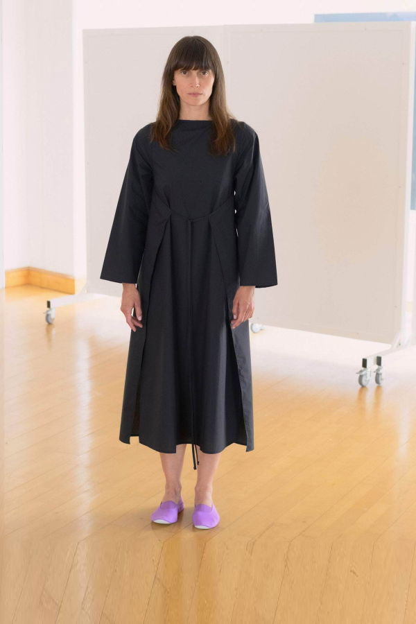 Baserange Decti Long Sleeve Dress - Black