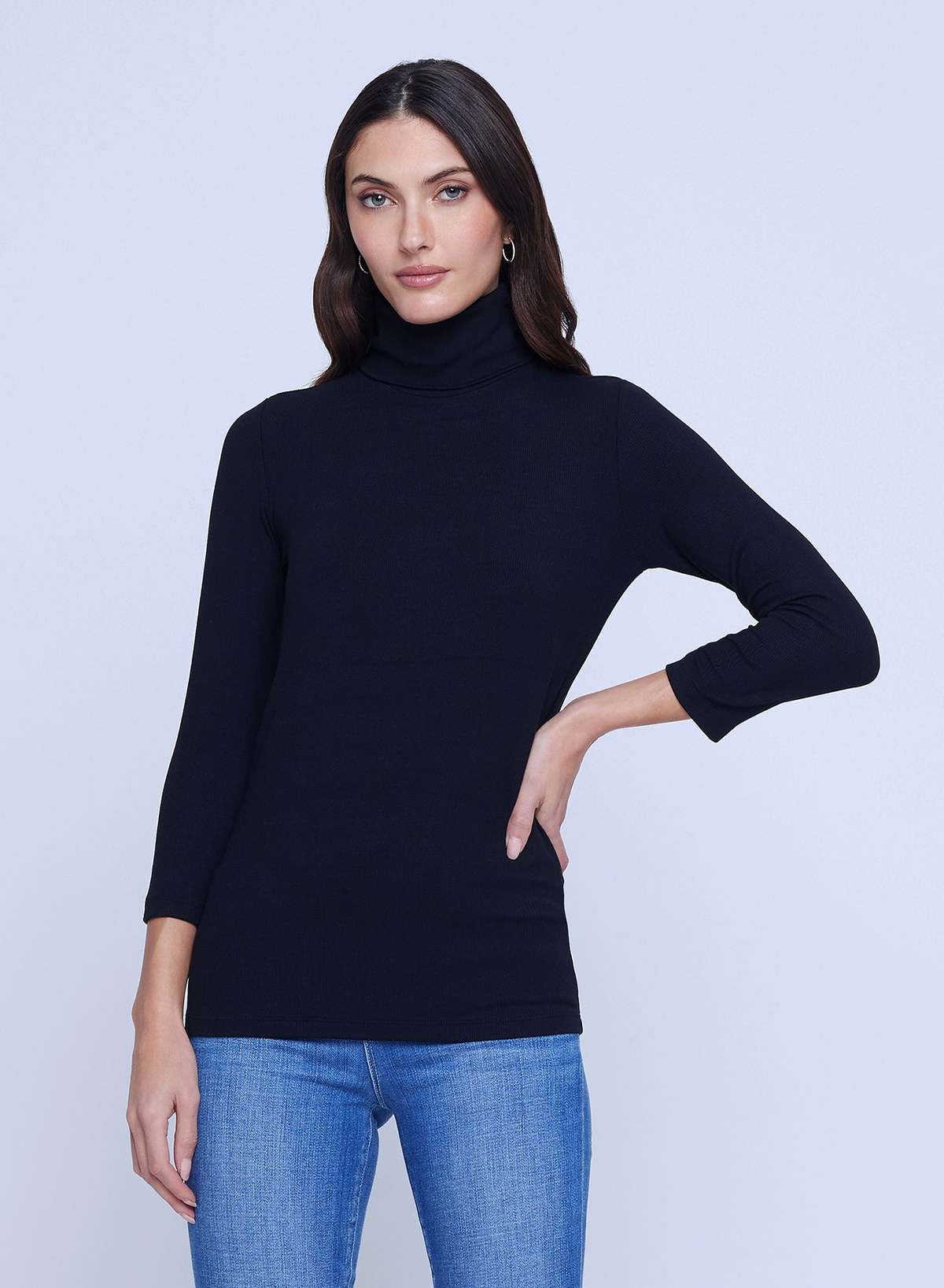 L'agence Aja Turtleneck Top - Image 1 of 5