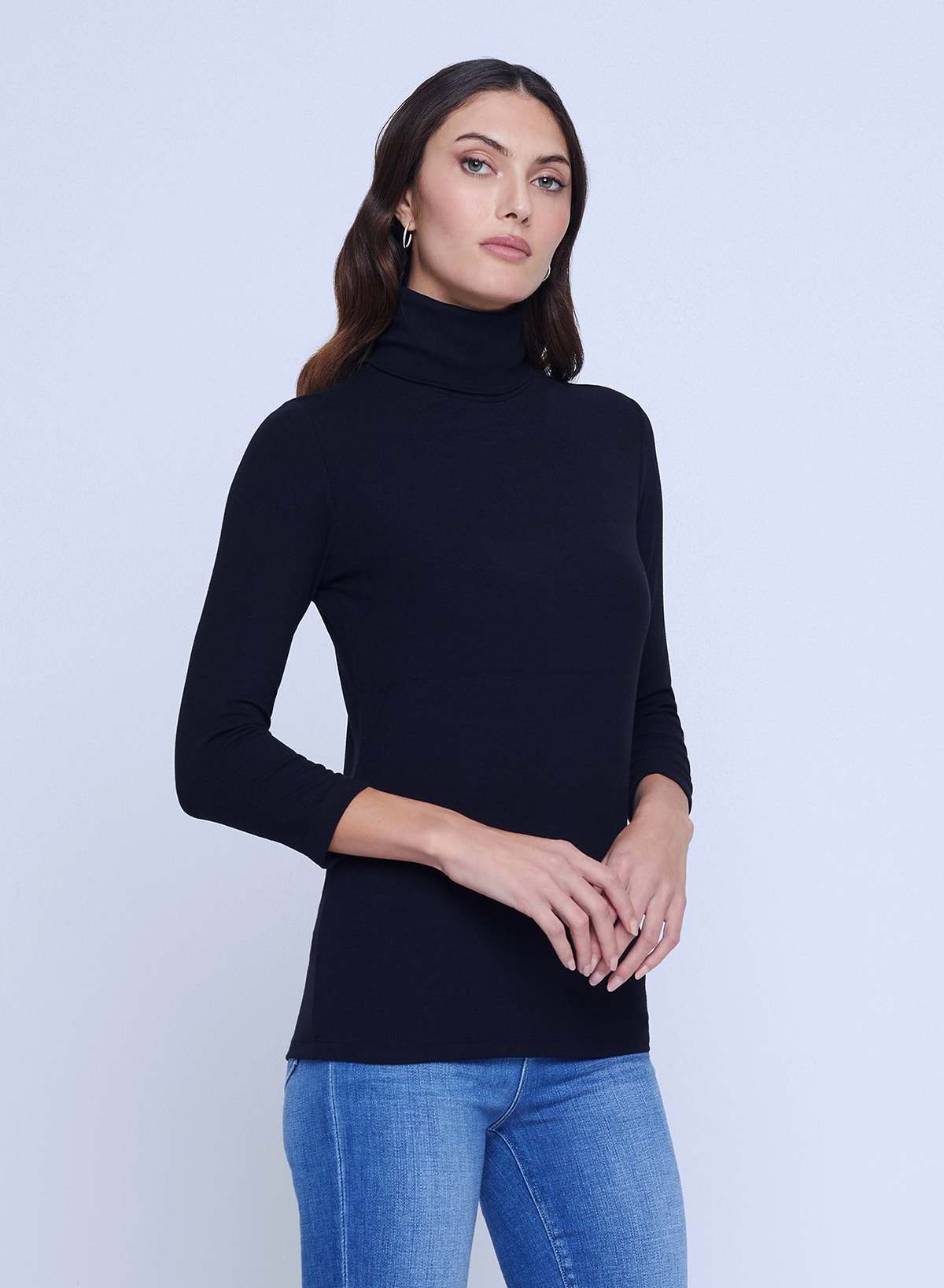 L'agence Aja Turtleneck Top - Image 3 of 5