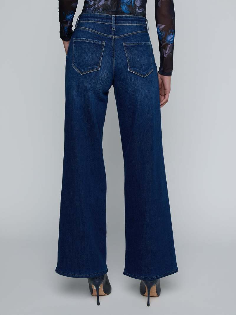 L'agence Alicent Wide Leg Jean Marvista Pants