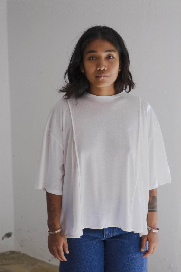 Baserange Mul Tee Shirt - Off White