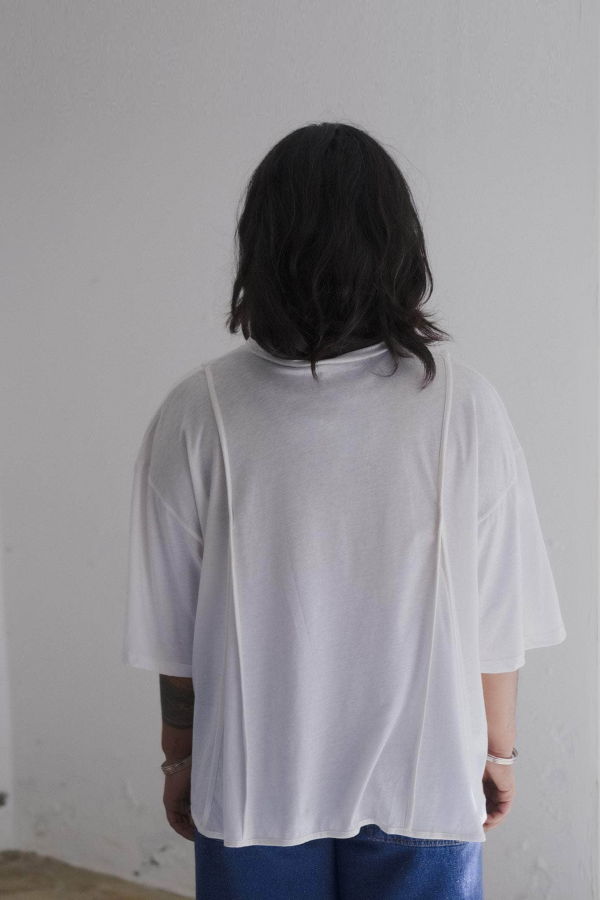 Baserange Mul Tee Shirt - Off White