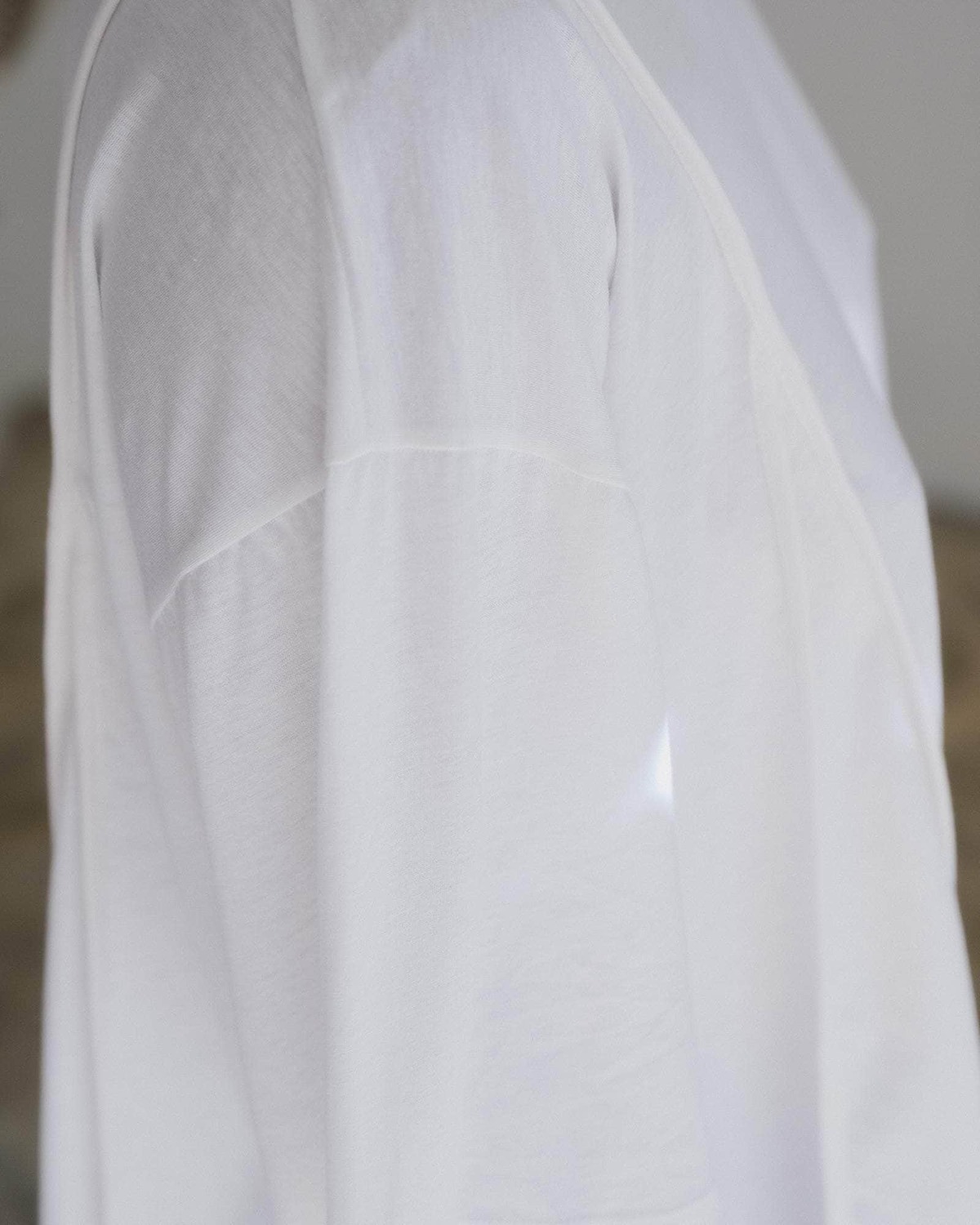 Baserange Mul Tee Shirt - Off White - Image 6 of 9