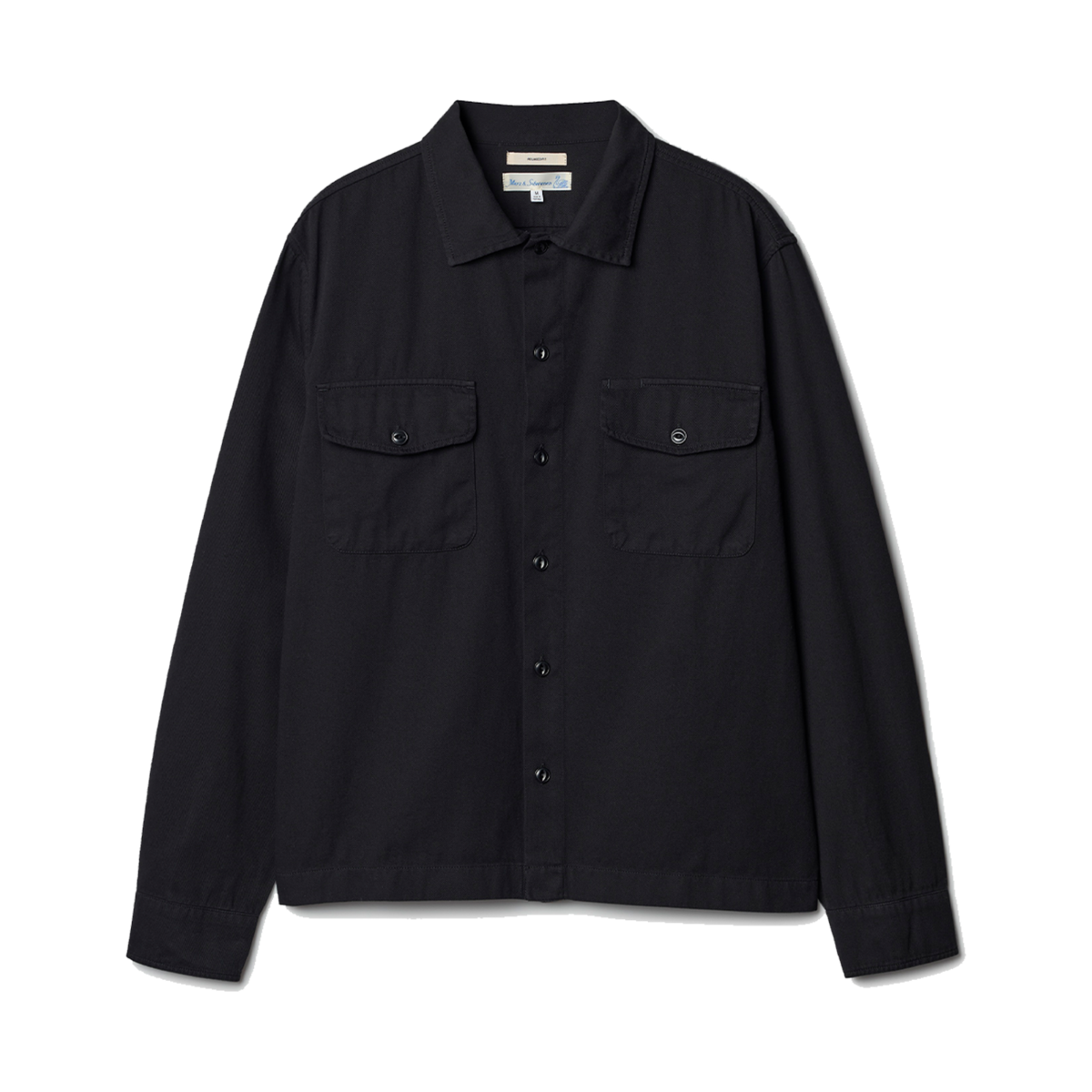 Merz b. Schwanen Workers Cotton Twill Shirt - Image 1 of 2