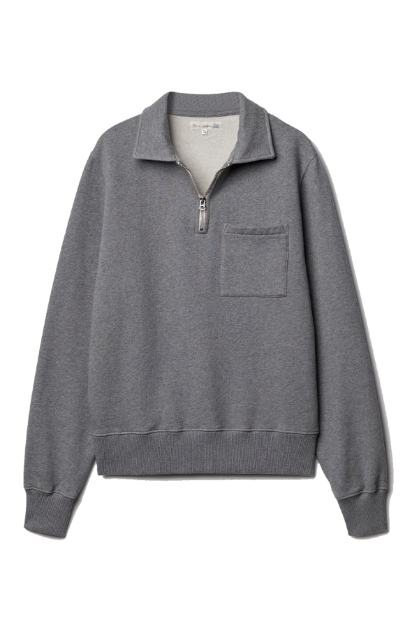 Merz b. Schwanen Zip Collar Sweatshirt