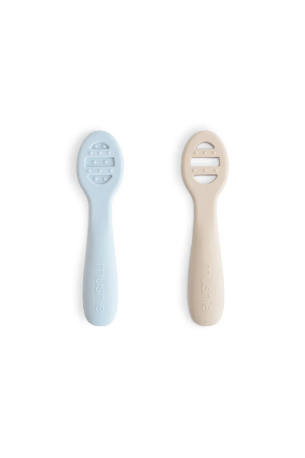 Mushie First Feeding Baby Spoons 2-Pack
