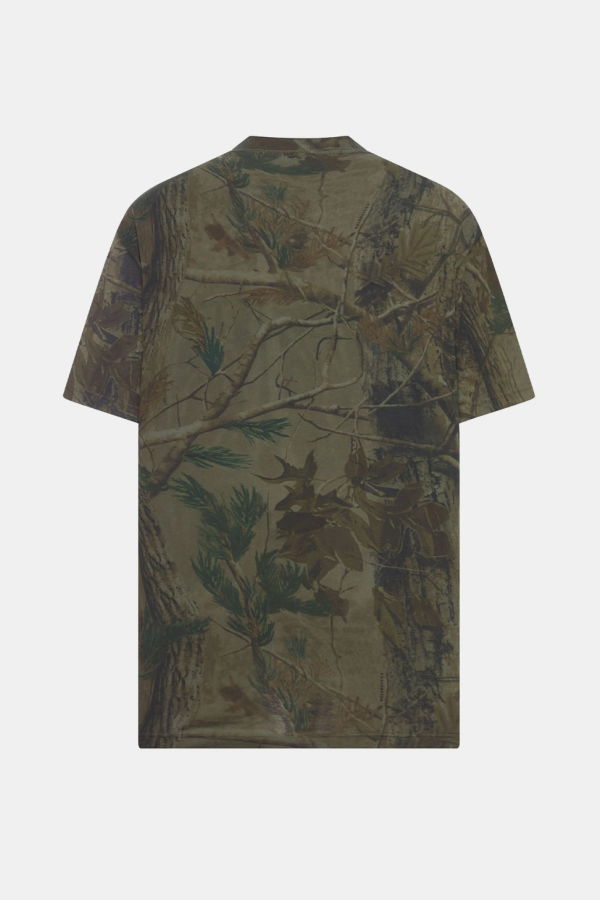Balenciaga Sports Logo A13 Camo T-Shirt - Forest Green