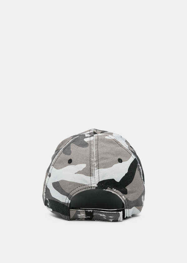 Balenciaga Camo Cap - Grey/Black