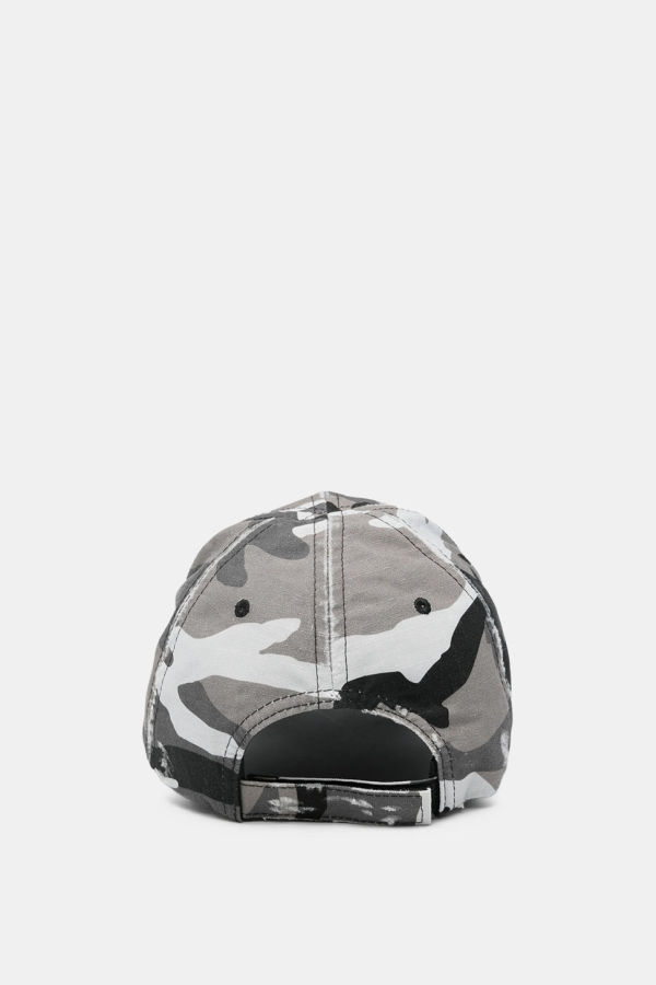 Balenciaga Camo Cap - Grey/Black