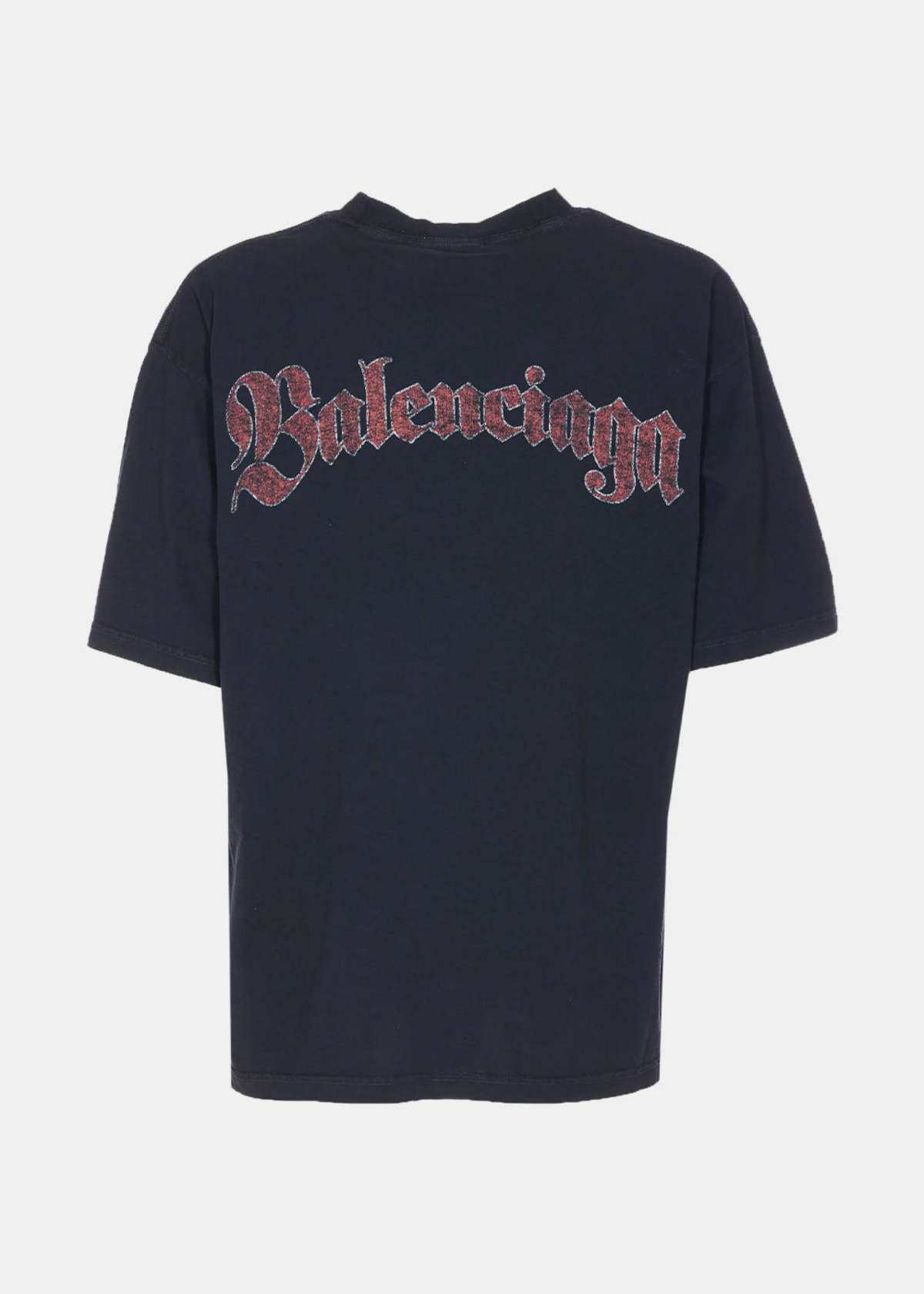 Balenciaga Spiral Crest T-Shirt - Faded Washed Black - Image 2 of 3