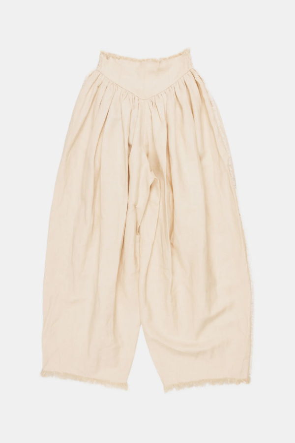 YANGKEHAN Frayed Trousers - White