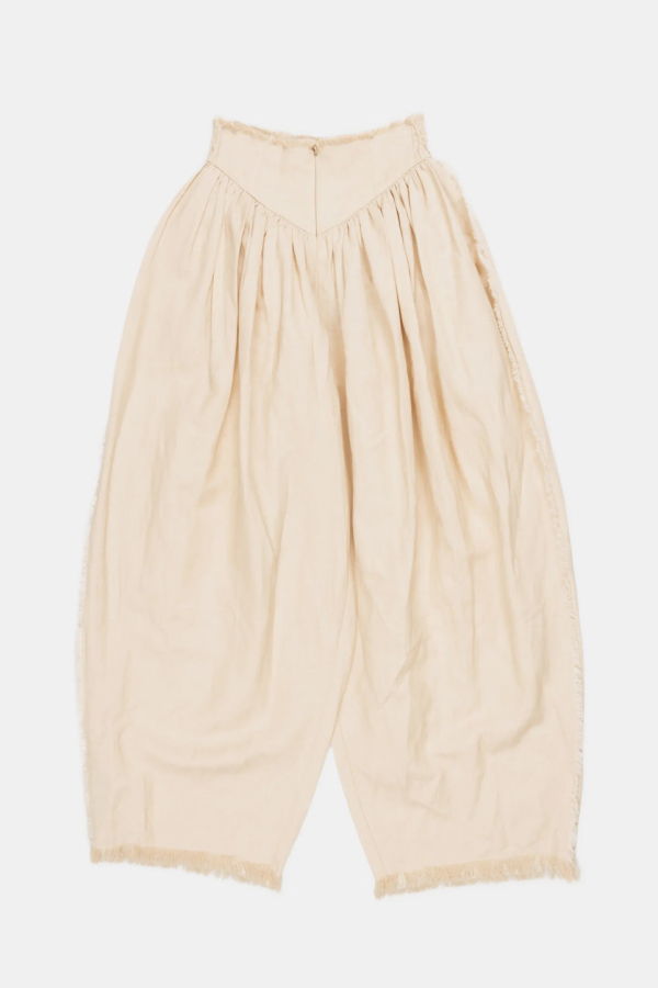 YANGKEHAN Frayed Trousers - White