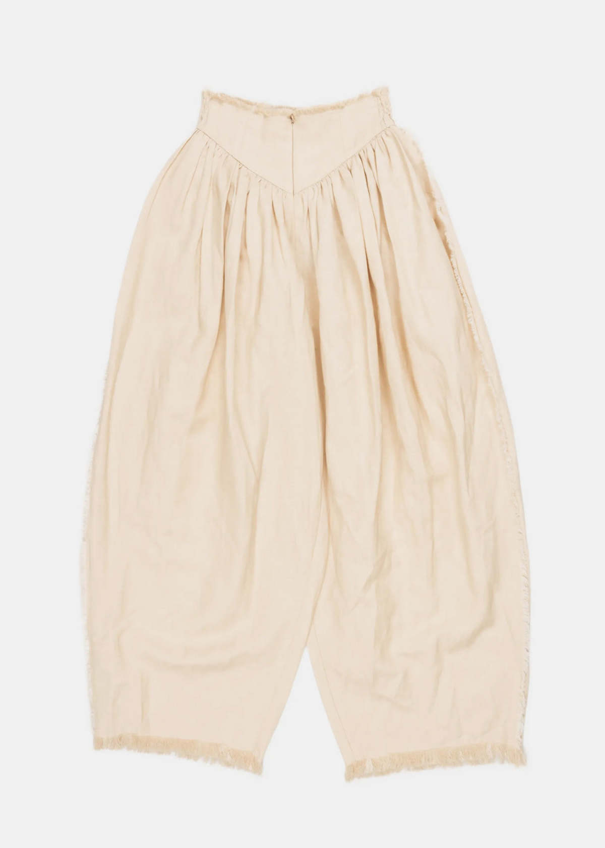 YANGKEHAN Frayed Trousers - White - Image 2 of 2