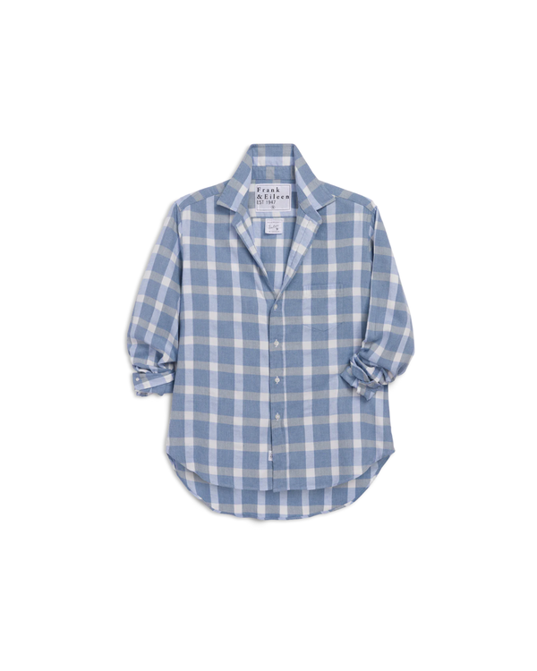 Frank & Eileen Eileen Relaxed Button-Up Shirt - Large Blue/ White Check Frank & Eileen Eileen Relaxed Button-Up Shirt - Large Blue/ White Check