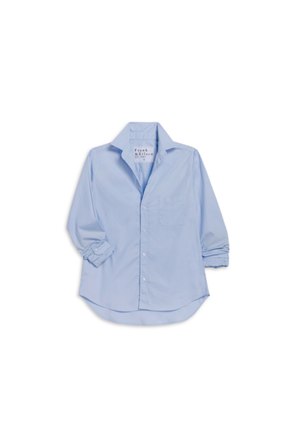 Frank & Eileen Eileen Relaxed Button-Up Shirt - Solid Blue