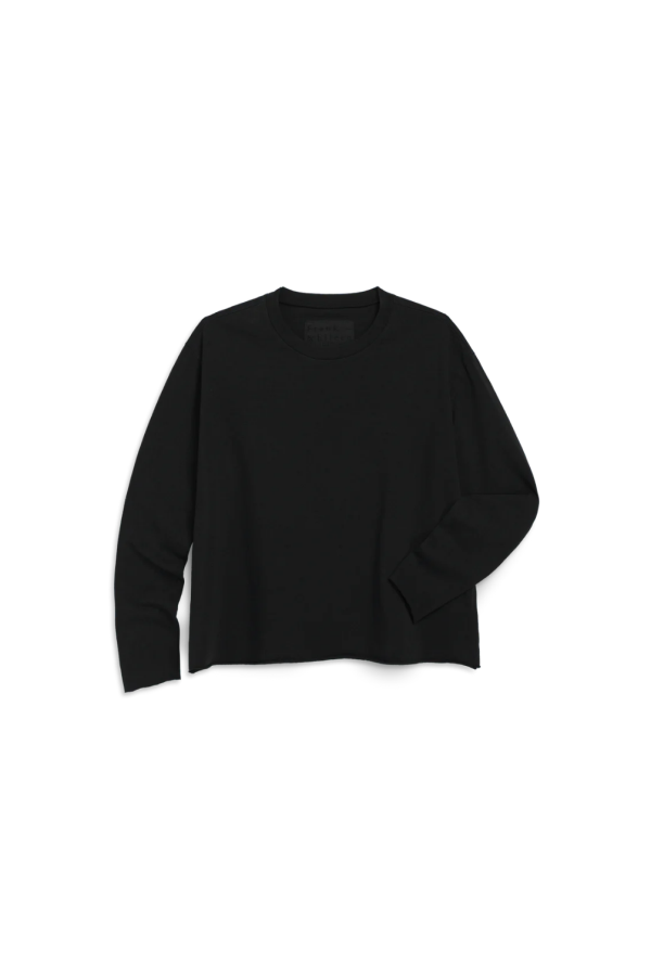 Frank & Eileen Quinn Long Sleeve Crewneck Tee - Black