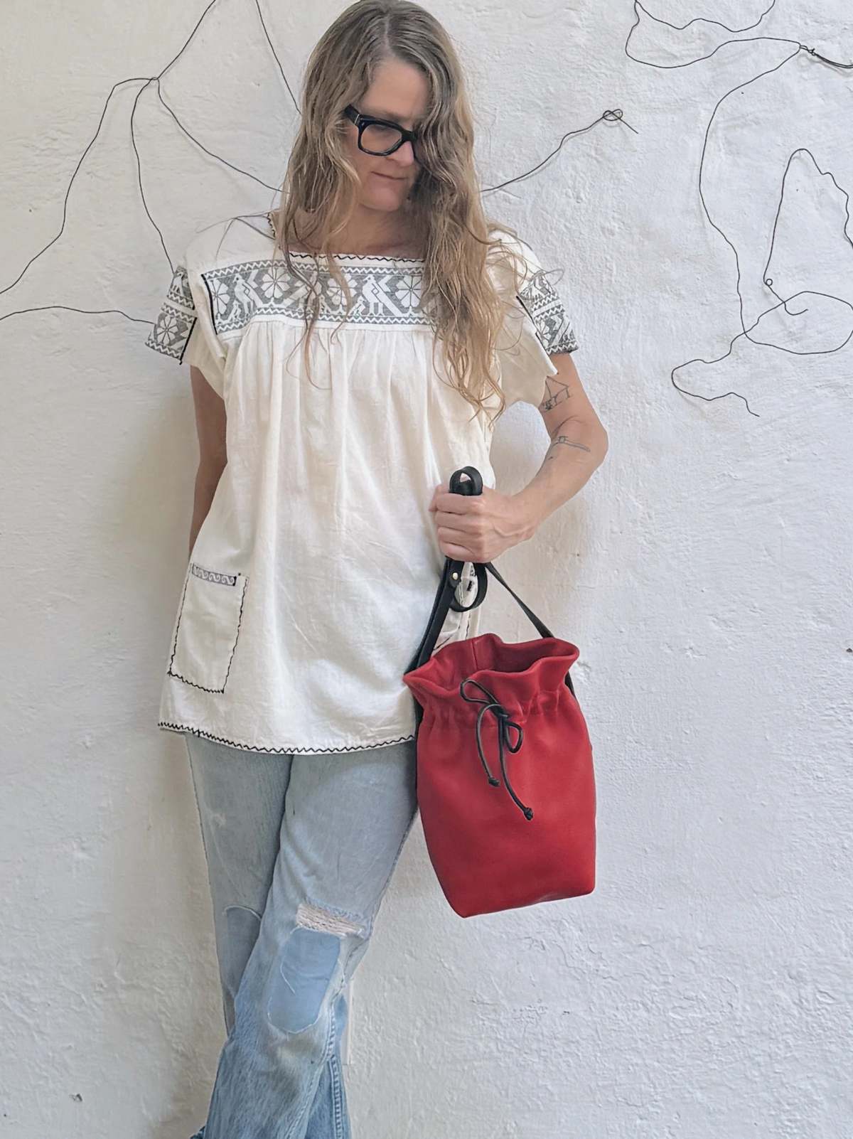 Eleven Thirty Mariel Bucket Bag - Black - Image 4 of 5