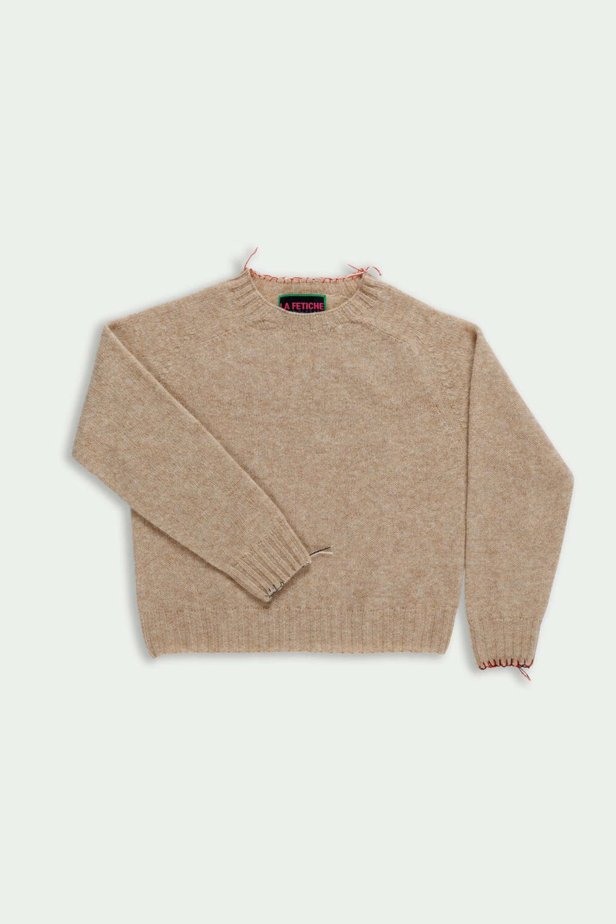 LA FETICHE Joy Crewneck Shetland Sweater - Image 6 of 10
